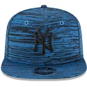 bone-plano-azul-snapback-com-logo-preto-9fifty-engineered-fit-da-new-york-yankees-mlb-da-new-era