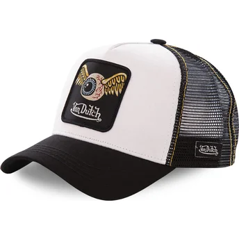 Boné trucker branco e preto GRN2 da Von Dutch
