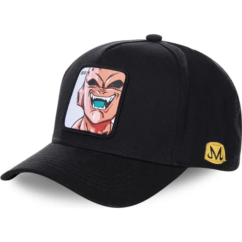 Boné trucker preto Kid Buu BUU Dragon Ball da Capslab