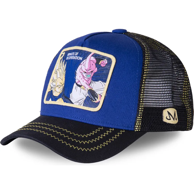 Boné trucker preto Kid Buu BUU Dragon Ball da Capslab