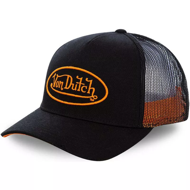 bone-trucker-preto-com-logo-laranja-neo-ora-da-von-dutch