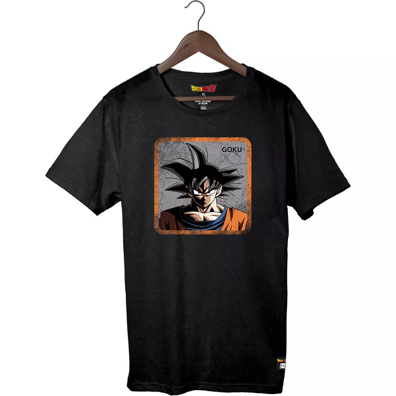 Boné curvo preto e laranja snapback Son Goku Criança DB3 GOK4