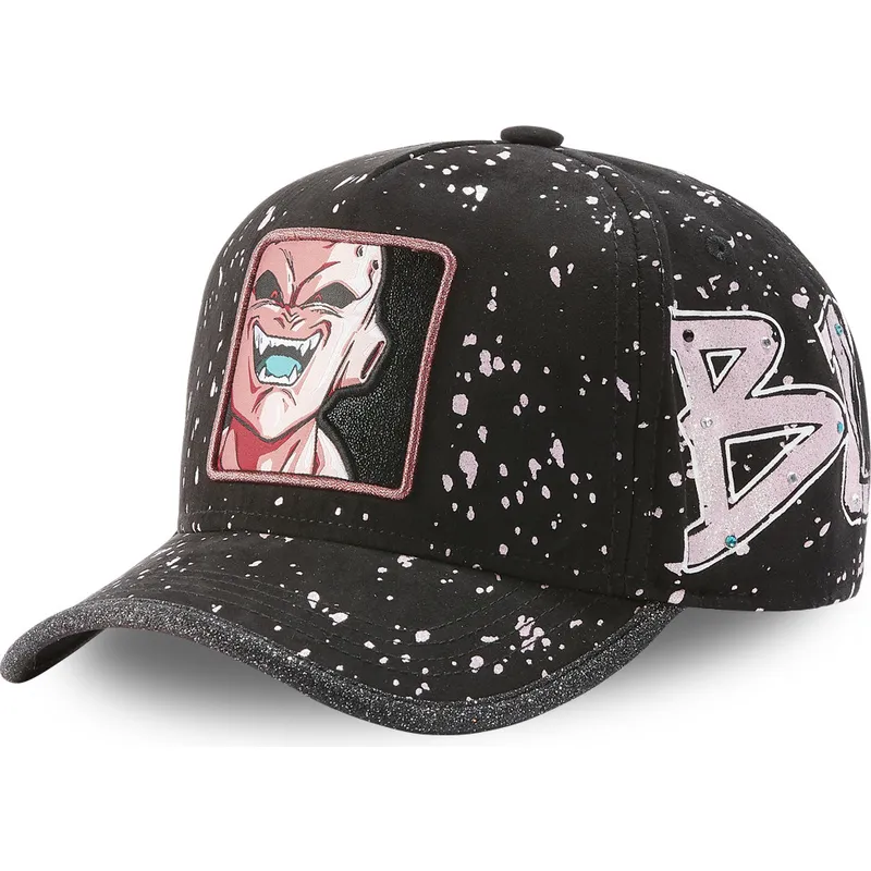 Boné trucker preto Kid Buu BUU Dragon Ball da Capslab