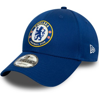 Boné curvo azul snapback 9FORTY Chelsea Football Club da New Era