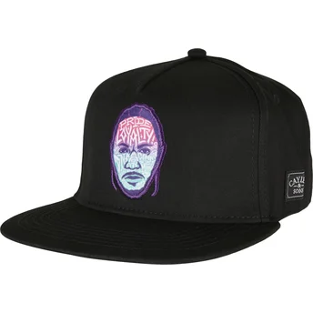 Boné plano preto snapback WL Estcoast Kid da Cayler & Sons