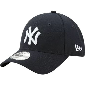 Boné curvo azul marinho ajustável 9FORTY The League da New York Yankees MLB da New Era