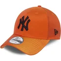 bone-curvo-laranja-ajustavel-9forty-hypertone-da-new-york-yankees-mlb-da-new-era