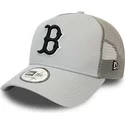 bone-trucker-cinza-com-logo-preto-league-essential-a-frame-da-boston-red-sox-mlb-da-new-era