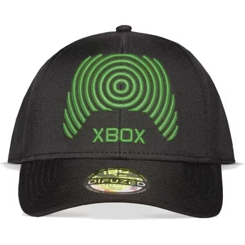 Boné curvo preto snapback Xbox Remote Logo Microsoft da Difuzed