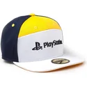 bone-plano-blanca-amarelo-e-azul-marinho-ajustavel-playstation-sony-da-difuzed