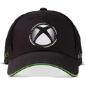 bone-curvo-preto-ajustavel-xbox-white-dots-symbol-microsoft-da-difuzed
