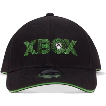 Boné curvo preto ajustável Xbox Letters Microsoft da Difuzed