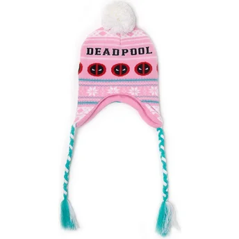 Gorro rosa e azul sherpa Deadpool Marvel Comics da Difuzed
