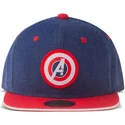 bone-plano-azul-e-vermelho-snapback-avengers-game-marvel-comics-da-difuzed