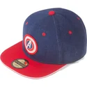 bone-plano-azul-e-vermelho-snapback-avengers-game-marvel-comics-da-difuzed