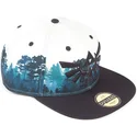 bone-plano-verde-branco-e-preto-snapback-triforce-green-forest-the-legend-of-zelda-da-difuzed