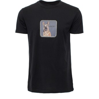Camiseta da manga curta preto cão pastor alemão Bad Boy Bouncer The Farm da Goorin Bros.