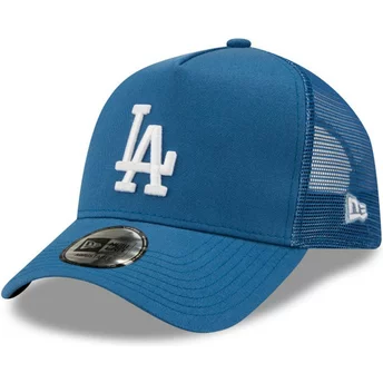 Boné trucker azul A Frame Tonal Mesh da Los Angeles Dodgers MLB da New Era