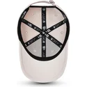 bone-curvo-bege-ajustavel-para-crianca-com-logo-castanho-9forty-league-essential-da-new-york-yankees-mlb-da-new-era