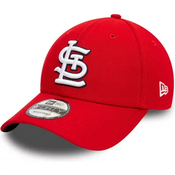 Boné curvo vermelho ajustável 9FORTY The League da St. Louis Cardinals MLB da New Era