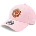 bone-curvo-rosa-ajustavel-para-crianca-9forty-da-manchester-united-football-club-premier-league-da-new-era