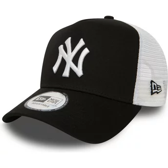 Boné trucker preto para criança A Frame Clean da New York Yankees MLB da New Era
