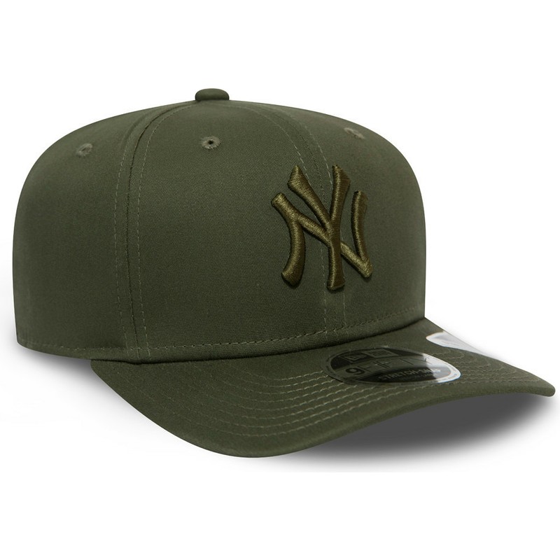 bone-curvo-verde-snapback-com-logo-verde-9fifty-stretch-snap-league-essential-da-new-york-yankees-mlb-da-new-era