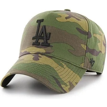 Boné curvo camuflagem snapback MVP DT Grove da Los Angeles Dodgers MLB da 47 Brand