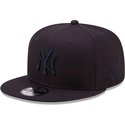 bone-plano-azul-marinho-snapback-com-logo-azul-marinho-9fifty-league-essential-da-new-york-yankees-mlb-da-new-era