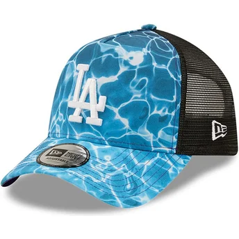 Boné trucker azul A Frame Summer City da Los Angeles Dodgers MLB da New Era