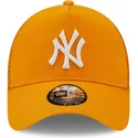 bone-trucker-laranja-a-frame-tonal-mesh-da-new-york-yankees-mlb-da-new-era