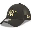 bone-trucker-preto-justo-com-logo-dourado-39thirty-all-star-game-da-new-york-yankees-mlb-da-new-era