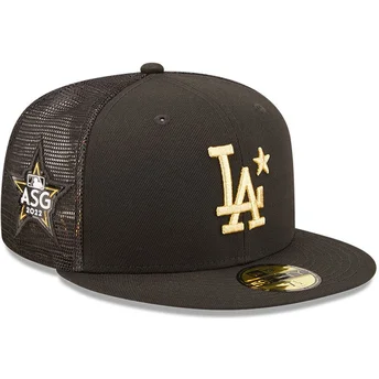 bone-trucker-plano-preto-justo-com-logo-dourado-59fifty-all-star-game-da-los-angeles-dodgers-mlb-da-new-era