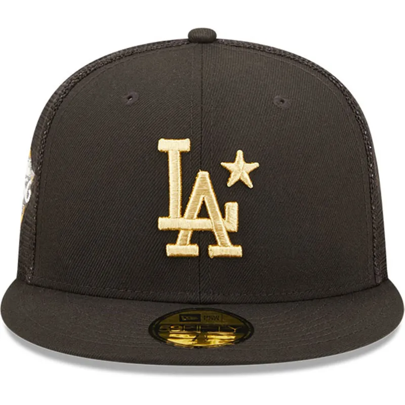 bone-trucker-plano-preto-justo-com-logo-dourado-59fifty-all-star-game-da-los-angeles-dodgers-mlb-da-new-era