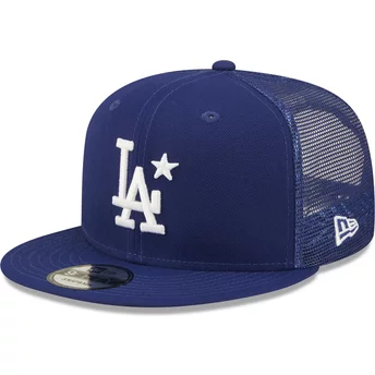 Boné trucker plano azul 9FIFTY All Star Game da Los Angeles Dodgers MLB da New Era