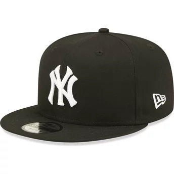 Boné plano preto snapback 9FIFTY COOPS da New York Yankees MLB da New Era