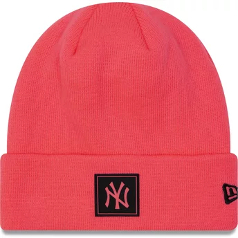 Gorro rosa Neon Team Cuff da New York Yankees MLB da New Era