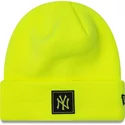 gorro-amarelo-neon-team-cuff-da-new-york-yankees-mlb-da-new-era