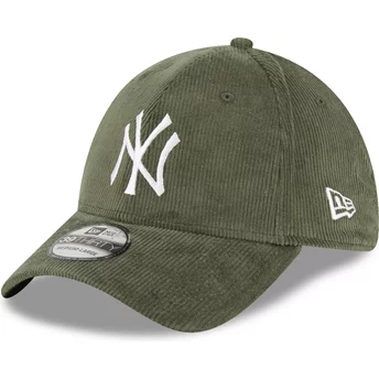 Boné curvo verde justo 39THIRTY Cord da New York Yankees MLB da New Era
