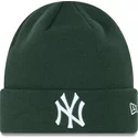 gorro-verde-escuro-league-essential-cuff-da-new-york-yankees-mlb-da-new-era