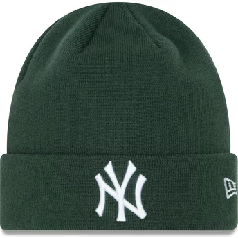 Gorro verde escuro League Essential Cuff da New York Yankees MLB da New Era