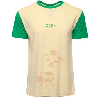 Camiseta da manga curta amarelo e verde vaca Cash Green Milk The Farm da Goorin Bros.