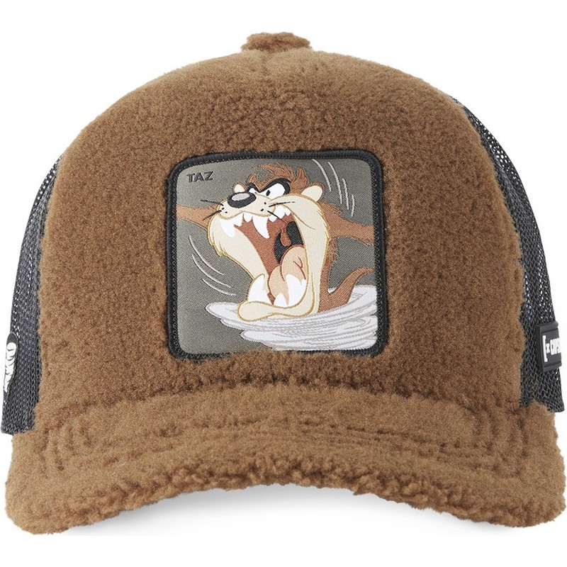 bone-trucker-castanho-pele-de-carneiro-demonio-da-tasmania-fur1-taz2-looney-tunes-da-capslab