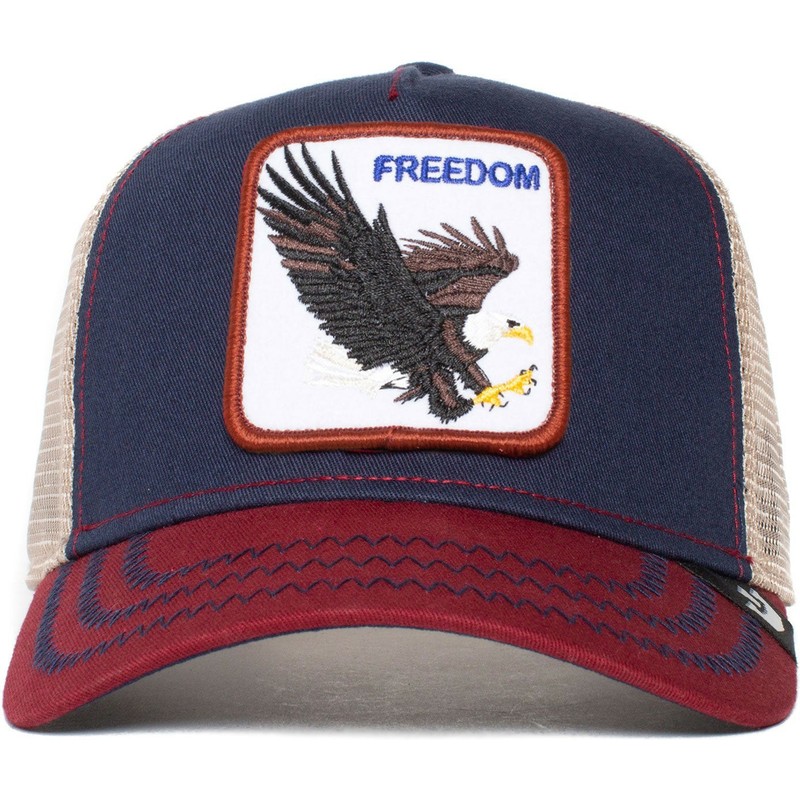 bone-trucker-azul-marinho-e-vermelho-aguia-the-freedom-eagle-the-farm-da-goorin-bros