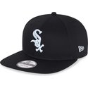 bone-plano-preto-snapback-9fifty-essential-da-chicago-white-sox-mlb-da-new-era