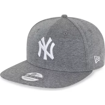 Boné plano cinza escuro snapback 9FIFTY Camisola Medium da New York Yankees MLB da New Era