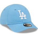 bone-curvo-azul-claro-ajustavel-para-crianca-pequena-9forty-league-essential-da-los-angeles-dodgers-mlb-da-new-era