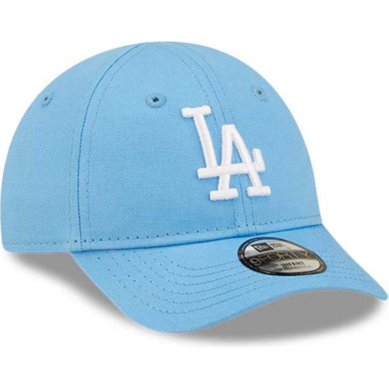 bone-curvo-azul-claro-ajustavel-para-crianca-pequena-9forty-league-essential-da-los-angeles-dodgers-mlb-da-new-era