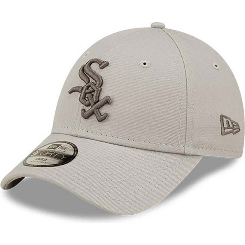 bone-curvo-bege-ajustavel-para-crianca-9forty-league-essential-da-chicago-white-sox-mlb-da-new-era