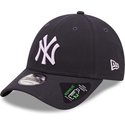 bone-curvo-azul-marinho-ajustavel-9forty-repreve-da-new-york-yankees-mlb-da-new-era